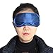 Sleep Eye Mask with Gel Pack, Therapeutic Hot Cold Relief Mask for Travel, Meditation, Puffy Eyes & Dark Circles, Multifunctional eyeshade Flannel Inside. Includes Ear Plugs & Carry Pouch