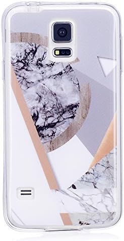 Samsung Galaxy S5 mini Case Soft TPU Case Crystal Clear Transparent Slim Anti Slip Case Back Protector Cover Shockproof Transparent marble (3)