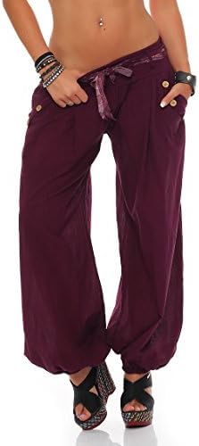 ZARMEXX Ladies Baggy Trousers Harem Pants Summer pants Aladdin pants Beach trousers Baggy Cotton pants