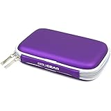 BIRUGEAR Hard Shell Carrying Case for Seagate Backup Plus Slim, Slim / Slim for Mac, GoFlex Pro/GoFlex Satellite Mobile Wireless 2.5-Inch Portable External Hard Disk Drive - Purple