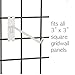 Only Garment Racks Commercial Grade Grid Panel Hooks – Heavy Duty Gridwall Hooks for Any Retail Display, Assortment Pack of 25 - 4