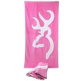 Officially Licensed Pink Browning Buckmark Beach Towel by SPG