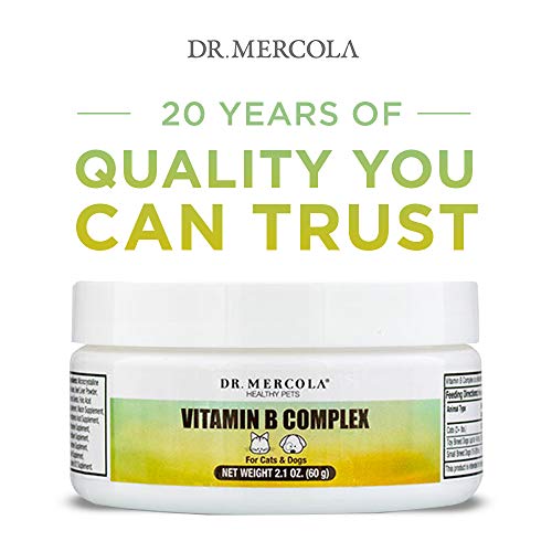 Dr. Mercola Vitamin B Complex for Pets 2.1 OZ, 60g Buy Online in