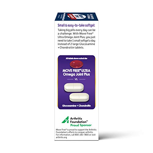 Move Free Ultra Omega3 Joint Plus Omega3s, Hyaluronic Acid