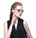GAMT New Fashion Cateye Polarized Sunglasses For Women Classic Style (Gold Lucency Gold Lens)