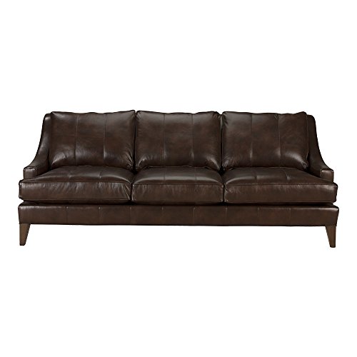 Ethan Allen Emerson Leather Sofa, Quick Ship, 94", Omni 