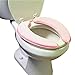 Trenton Gifts Soft Fleece Toilet Seat Cover Warmer | Soft Cushion Bathroom Accessory (Pink)