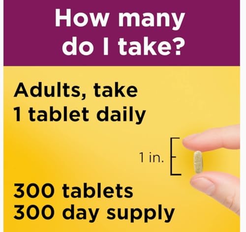 Nature Made Women's Multivitamin Tablets, 300 Count for Daily Nutritional Support