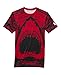 Under Armour Men's Beast Compression Shirt, Red/White/Black, Large