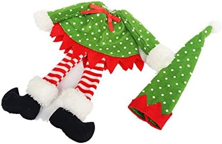 Christmas accessories decoration at the table Wine glass cover Great for Gifts These decorations are a great way to decorate your gift and definitely impress the person receiving