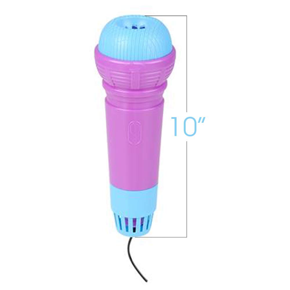 ArtCreativity Large Echo Microphones for Kids, Set of 4, Wireless Karaoke Mics for Children with Echo Effect, Durable and Lightweight Music Toys, Fun Supplies for Birthday, Picnic, BBQ, or Party