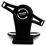 DHYSTAR Tablet Stand with 360-Degree Rotating Swivel & Folding Style Desktop Stand Holder for ipad 2 3 4 / ipad mini 1 2 3 4 / ipad air 1 2 , Other Most 7-10inch Tablets / E-readers - Black