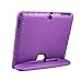 NEWSTYLE Tab 4 10.1 Shockproof Case Light Weight Kids Case Super Protection Cover Handle Stand Case for Kids Children for Samsung Galaxy Tab 4 10.1-inch & Tab 3 10.1 SM-T530 SM-T531 SM-T535 (Purple)