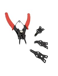 Juego de alicates ABN, 5 piezas, anillo elástico