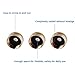 Podoy 4PCS Solid Brass Cap for 1 LB Propane Bottle Gas Tank Cylinder Protect Sealed Cap for Outdoor Camping Stove Cooking BBQ Propane Tank Caps