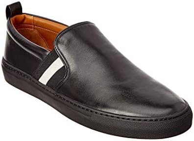 BALLY Herald Leather Sneaker, 10, Black