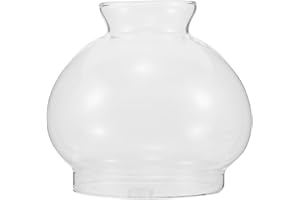 Cabilock Replacement Glass Globe for Oil Lamp Shade, Oil Lantern Chimney Cover with 4.5cm/7.1cm Diameter