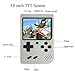 Chilartalent Handheld Games Console for Kids Adults - Retro Video Games Consoles 3 inch Screen 168 Classic Games 8 Bit Game Player with AV Cable Can Play on TV (White)
