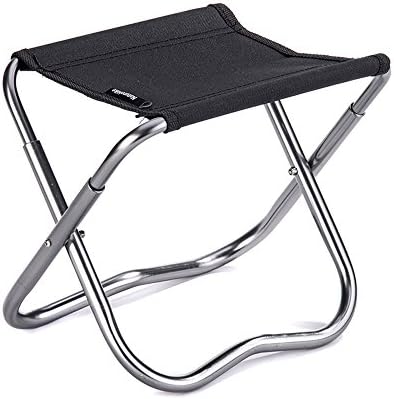 ZDD Folding Stool, Outdoor Folding Stool, Portable Aluminum Alloy Small Mazar, Casual Small Stool, Sketch Folding Chair, Fishing Stool