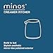 Minos Stainless Steel Creamer Pitcher - 8.5 OZ - Condiment Server - Serving Coffee And Tea On Table