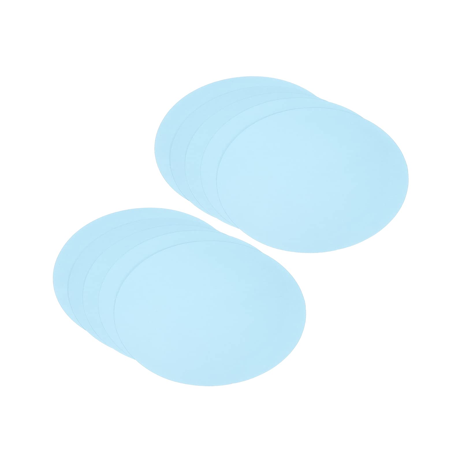 PATIKIL 5.9-inch Round Cardboard Paper, 50 Pcs Blank Disc Circles Slices for Party Decorations DIY Craft Arts Drawing Painting Writing, Blue