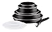 Tefal Ingenio 5 cookwear 8 Pieces Black