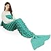 yashidali Wearable Mermaid Tail Blanket Crochet, All Seasons Warm Knitted Bed Blankets Sofa Living Room Quilt for Kids and Adults, Fish-Scales Pattern, 76.8