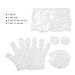 Anself 10 Packs Disposable Plastic Hair Care Dyeing Tools Kit Salon Hair Cap Ear Cover Gloves Apron