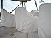 Boat Seat Cover Color White, Weather-Resistant Marine Canvas, Fits over the Chair and Armrest, Superior Fabric to Protect Captain’s Chair from The Elements