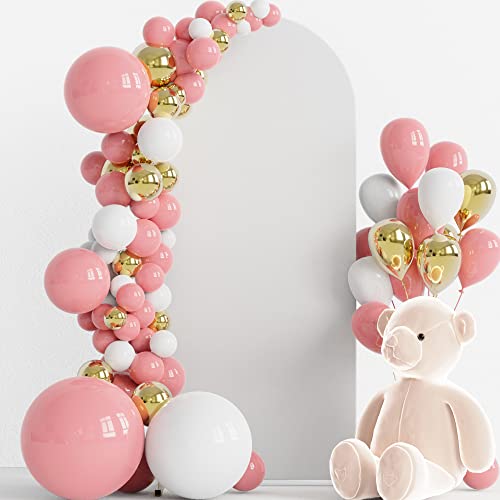 Wokceer 4FT Wedding Arch Cover Spandex Fitted Wedding Arch Stand Covers Round Top Chiara Arch Backdrop Cover for Birthday Party Ceremony Banquet Decoration White