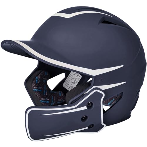 CHAMPRO HX Legend Plus Performance Baseball Batting Helmet with Removeable Jaw…