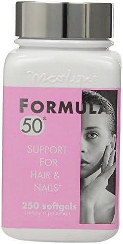 Naturally Vitamins Formula 50 Support for Hair and Nails 250 Count (4 Pack)
