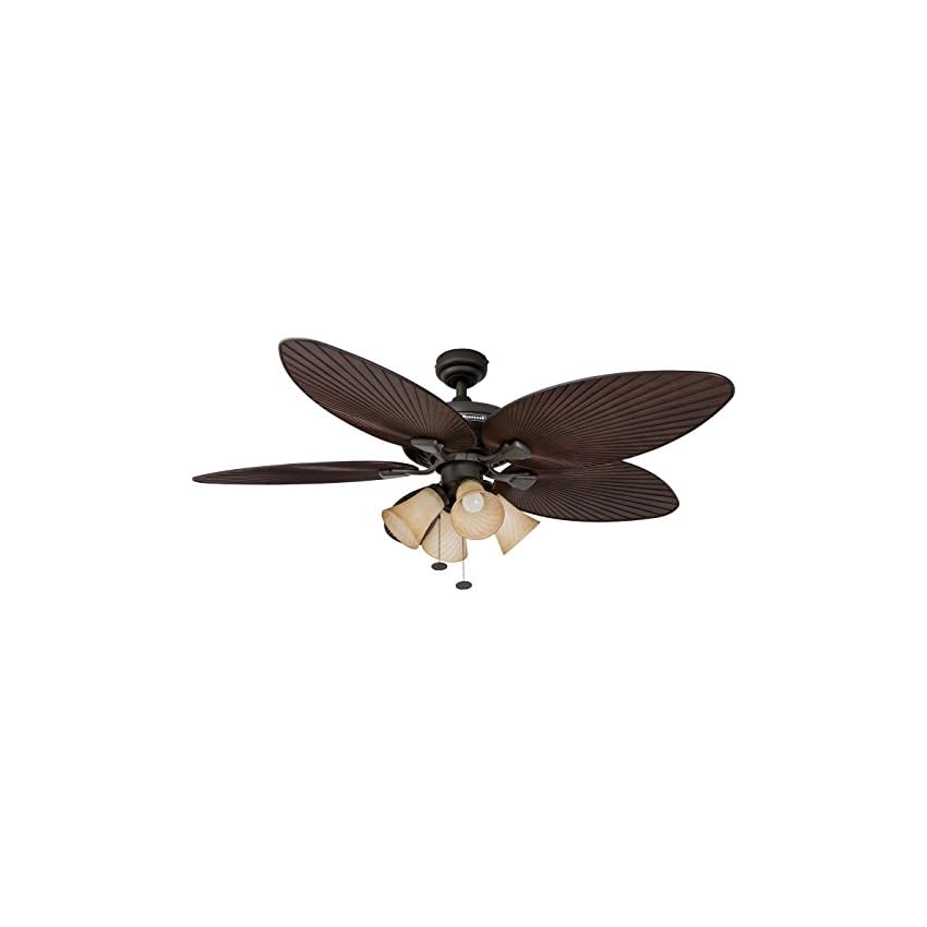 Honeywell Palm Island 52 Inch Tropical Ceiling Fan Beachfront Decor