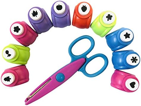 Mini Paper Punchers, 11pcs Scrapbook Paper Punchers Punches Handmade Hole Mini Paper Punchers Punchers Multi-Pattern Puncher for DIY Scrapbooking