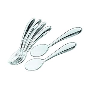 Guzzini – Gocce, Art&Cafe Teaspoons, Set of 6, Clear