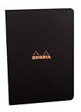 Rhodia Staplebound Notebook 6x8.25 Black