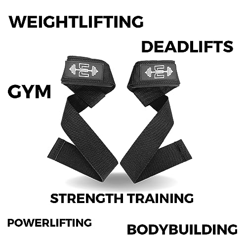 ESSENTIAL Wrist Straps for Weightlifting, Perfect for Gym Workouts, Deadlifts, and Powerlifting, Workout & Hand Wraps for Men & Women, Durable & Comfortable, Ideal for Intense Workouts & Heavy Lifting 23.6