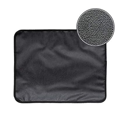 Petsdelite Black, S: Petforu 46 * 60Cm Non-Slip Eva Cat Litter Mat Household Pet Litter Trapper Catcher Mat - Black