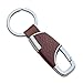 JessicaAlba® Leather Valet Key Chain with Detachable Key Rings
