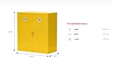 The Workplace Depot Hazardous Storage Cabinet – Lockable Doors 30L Sump view 7