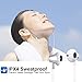 Bluetooth Headphones, Magnetic Wireless Earbuds, Wireless Sports Earphones Bluetooth Headsets Earpieces Compatible for iPhone XS/X/8/7 Plus Samsung Galaxy S8 Note 8 Bluetooth Enabled Devices(White)