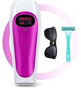 IPL Laser Hair Removal for Women, 999,900 Flashes At-Home Permanent Painless Light Hair Removal D...
