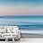 signwin Wall Mural Beach and Blue Sea Removable Self-Adhesive Wallpaper Wall Decoration for Bedroom Living Room - 66x96 inches