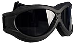 Big Ben Motorcycle Goggles Smoke Lense Fit Over Glasses