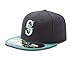 MLB Seattle Mariners Alternate AC On Field 59Fifty Fitted Cap, Navy, 7 1/2