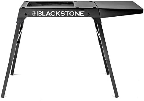 Blackstone Signature Griddle Accessories Custom Designed For Blackstone 17 Inch 22 Inch Tabletop Grill Portable Griddle Table Legs And Shelf Adjustable Legs Camping Table Black Amazon Sg Lawn Garden