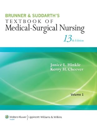Brunner & Suddarth's Textbook of Medical-Surgical Nursing 2 Volume Set 13e plus Study Guide Package