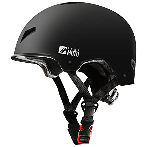 Skateboard Helmet for Adults - Adjustable Certified Safety Adults Helmet for Skateboarding Bike Bicycle Scooter Cycling Skate Skating Multisport Helmets for Women Men Boys Girls Kids Youth