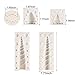 TOODOO 7 Pieces Unicorn Silicone Cake Topper Molds Unicorn Horn, Ears and Eyelash Cake Decoration Molds for Fondant Cake Chocolate Cupcake (Grey)