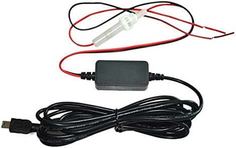 Dash Camera Hard Wire Kit, Mini USB Direct Hardwire Car Charger Cable Kit Charging Buck Cable For Dash Camera, GPS, Camcorder And Vehicle DVR